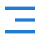 A blue icon of a hamburger menu